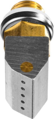 Насадка сменная KRAFTOOL "PRO" для клеевых (термоклеящих) пистолетов, широк насадка для коробок, 5 отверстий d=1,2мм, адаптер,  ( 06885-5-1.2 )
