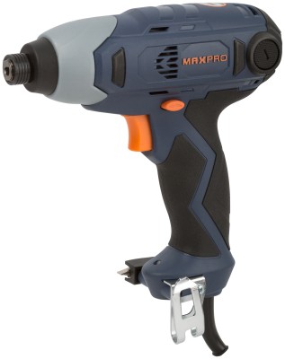 MAX-PRO Шуруповерт ударный электрический 240 Вт; 0-3600об/мин; 0-4200 уд/мин; патрон 6,35мм под биту; 100Нм; регулировка оборотов; реверс; резиновые в
