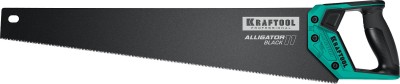 Ножовка для точного реза "Alligator BLACK", 550 мм, 11 TPI 3D зуб, KRAFTOOL ( 15205-55 )