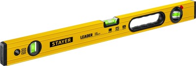 STAYER LEADER 600 мм уровень строительный фрезерованный ( 3466-060_z01 )