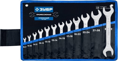 Набор рожковых гаечных ключей 12 шт, 6 - 32 мм, ЗУБР ( 27010-H12_z01 )