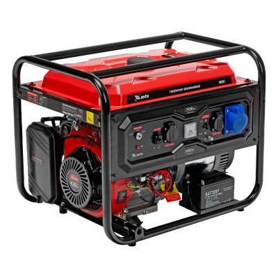 Генератор бензиновый RS-9000E, 7 кВт, 230В, электростартер MTX ( 946165 )