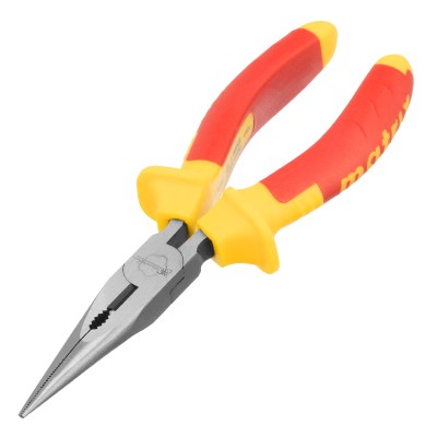 Длинногубцы прямые Insulated, 160 мм, двухкомпонентные рукоятки Matrix Professional, ( 17101 )