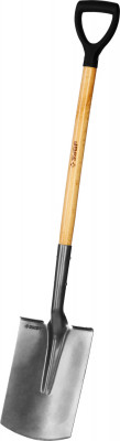 Лопата "ФАВОРИТ" штыковая прямоугольная, деревянный черенок, с рукояткой, ЗУБР Профессионал ( 4-39513_z02 )