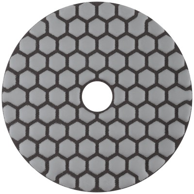 Алмазный гибкий шлифовальный круг АГШК (липучка), сухое шлифование, 100 мм, Р 400 ( 39854 )