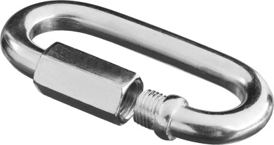 Карабин винтовой с муфтой, 7мм, 25 шт, оцинкованный, ЗУБР ( 4-304535-07 )