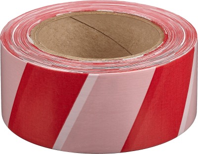 Сигнальная лента, цвет красно-белый, 50мм х 200м, ЗУБР Мастер,  ( 12240-50-200 )