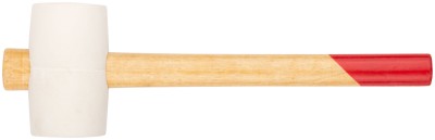 Киянка резиновая белая, деревянная ручка 50 мм ( 340 гр ) ( 45332 )