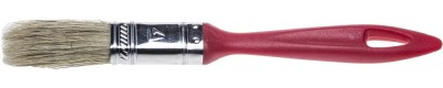Кисть плоская STAYER "UNIVERSAL-EURO", светлая натуральная щетина, пластмассовая ручка, 20мм,  ( 0108-20 )