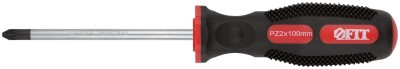 Отвертка "Универсал", CrV сталь, прорезиненная ручка, Профи  6х100 мм РZ2 ( 55154 )