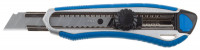 Нож ЗУБР"ЭКСПЕРТ", двухкомпонентный корпус, с механическим фиксатором, с сегментированным лезвием 18 мм, сталь У8А.,  ( 09178 )