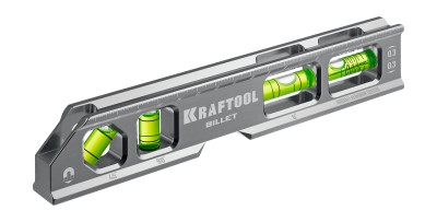 KRAFTOOL Billet 8-в-1 20 см, Брусковый магнитный уровень (34790)