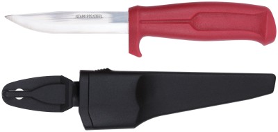 Нож строительный, нержавеющая сталь, пластиковая ручка, длина лезвия 100 мм ( 10608 )