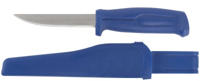 Нож строительный, нержавеющая сталь, пластиковая ручка, лезвие 100 мм ( 10606М )