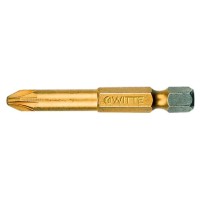 Крестовая бита, титаново-нитритное покр. PZ 3 х50 мм, WITTE, ( 275432000 )