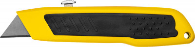 STAYER Master-A24, металлический универсальный нож с автостопом, трап. лезвия А24 ( 0921_z02 )