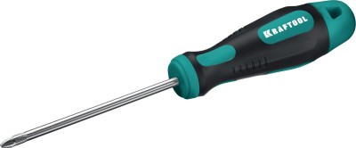 Отвертка KRAFTOOL, Cr-Mo-V сталь, двухкомпонентная противоскользящая рукоятка, PH, №2x100мм,  ( 250072-2-100 )