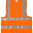 Жилет сигнальный STAYER "MASTER", оранжевый, размер XL (50-52),  ( 11621-50 )