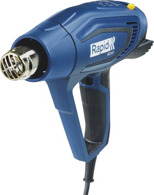 RAPID R2000 фен строительный 2000 Вт. Регулировка температуры: 60-600 °C. Расход воздуха: 250-450 л/мин. 3 режима воздушного потока ( 5001342 )