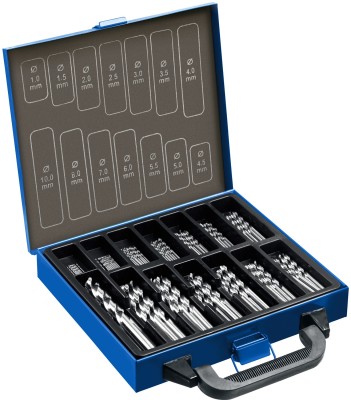 ЗУБР ПРОФ-А 99шт(1-10мм), Набор сверл по металлу, сталь Р6М5, класс А, мет.бокс ( 29625-H99 )