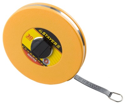 Мерная лента STAYER "MASTER" F-30, фиберглассовое двустороннее полотно, 30м,  ( 3415-30_z01 )