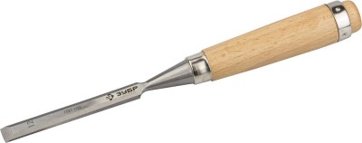 Стамеска-долото "СТ 500" с деревянной ручкой, хромованадиевая, 12мм, ЗУБР,  ( 18096-12 )