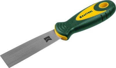 Шпательная лопатка KRAFTOOL с 2-компонент ручк, профилиров нержав полотно, 32мм,  ( 10035-030 )