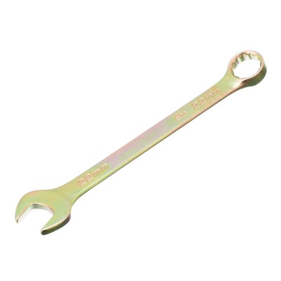 Ключ комбинированный, 22 мм, желтый цинк Сибртех, ( 14984 )
