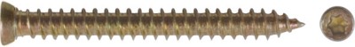 Шуруп специальный/окон, желтопассированный, головка "Torx", 7.5х202 10 шт ПРОМ ( 25976 )