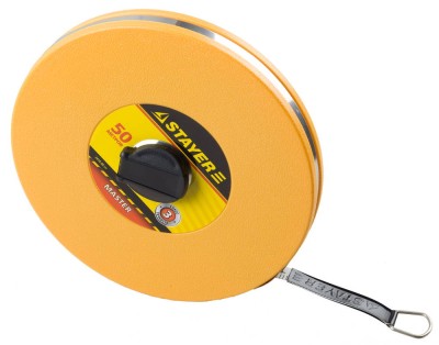 Мерная лента STAYER "MASTER" F-50, фиберглассовое двустороннее полотно, 50м,  ( 3415-50_z01 )