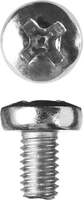 Винт DIN 7985, M6 x 10 мм, 5 кг, кл. пр. 4.8, оцинкованный, ЗУБР,  ( 303150-06-010 )