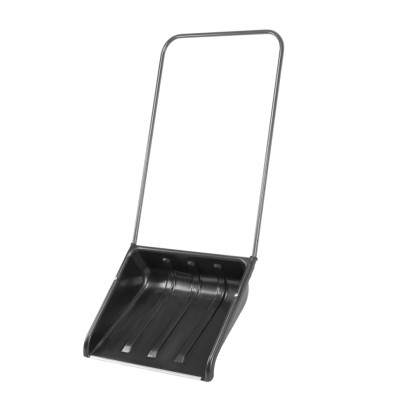 Движок для уборки снега пластиковый, 570 х 470 х 1300 мм, стальная рукоятка, Россия Сибртех ( 615925 )