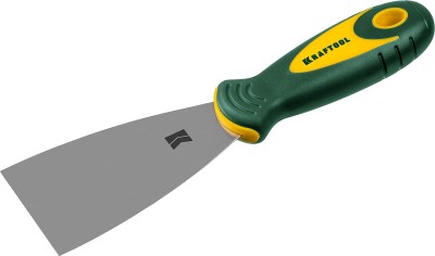 Шпательная лопатка KRAFTOOL с 2-компонент ручк, профилиров нержав полотно, 65мм,  ( 10035-065 )