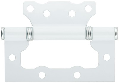 Петля дверная универсальная (без врезки) ПНУ-100 полимер ( белая ) ( 66301 )