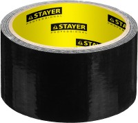 Армированная лента, STAYER Professional 12086-50-10, универсальная, влагостойкая, 48мм х 10м, черная,  ( 12086-50-10 )