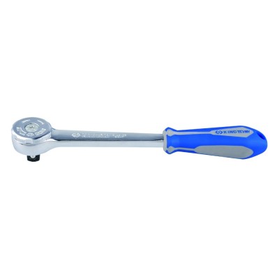 KING TONY Трещотка 3/8", 200 мм, 72 зубца, дисковый механизм ( 3755-08G )