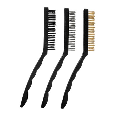 Набор щеток, 3 шт, металлические с пластмассовой ручкой, большие Matrix, ( 74863 )