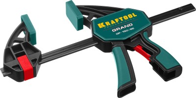 Струбцина "EcoKraft" ручная пистолетная, KRAFTOOL 32226-15, пластиковый корпус, 150/350мм, 150кгс
