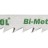 Полотна KRAFTOOL, T144DF, для эл/лобзика, Bi-Metall, по дереву, фанере, быстрый рез, EU-хвост., шаг 4мм, 75мм, 2шт,  ( 159520-4 )
