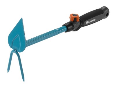 Мотыжка ручная 6 см с 2 зубцами (ручной садовый инструмент / насадка для комбисистемы), GARDENA, ( 08911-20.000.00 )