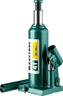 Домкрат гидравлический бутылочный "Kraft-Lift", сварной, 4т, 206-393мм, KRAFTOOL 43462-4,  ( 43462-4_z01 )