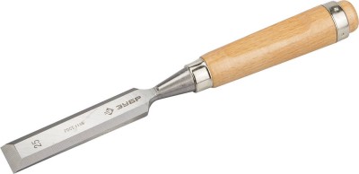 Стамеска-долото "СТ 500" с деревянной ручкой, хромованадиевая, 25мм, ЗУБР,  ( 18096-25 )