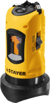 Нивелир лазерный линейный SLL-1, STAYER 34960, дальность 10м, точн. +/-0,5 мм/м,  ( 34960 )