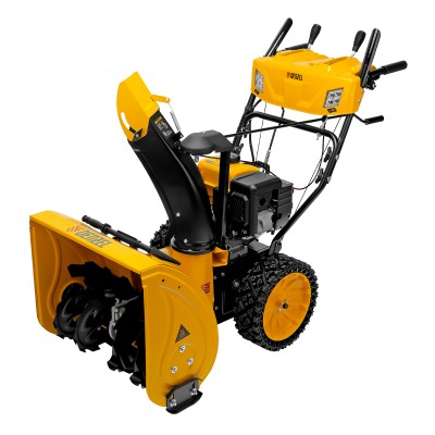 Бензиновая снегоуборочная машина SBM 610S PRO, 212 cc, электростартер, фара, обогрев Denzel ( 97654 )