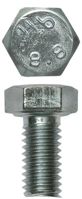 Болт с шестигранной головкой, DIN 933, M5x10 мм, 16 шт, кл. пр. 5.8, оцинкованный, ЗУБР,  ( 4-303076-05-010 )