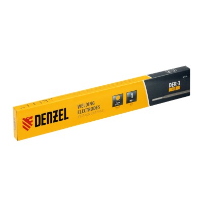 Электроды DER-3, диам. 3 мм, 1 кг, рутиловое покрытие// Denzel ( 97510 )