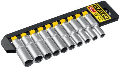 STAYER RSS 10LD, 10 предм., (1/2"), Набор торцовых головок (27756-H10)