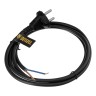 Шнур сетевой Energy Series, ПВС, 1,5 м, 2 x 1,5 мм, с неразборной вилкой, черный, 3 м Denzel ( 37669 )