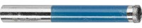 Сверло алмазное трубчатое по стеклу и кафелю, d=6 мм, зерно Р 100, ЗУБР Профессионал 29860-06,  ( 29860-06 )