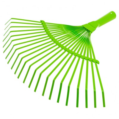 Грабли веерные стальные, 425 мм, 22 плоских зуба, эмалированные, без черенка, Palisad ( 617705 )